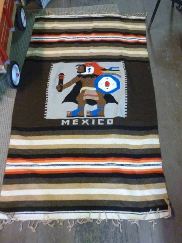 lot 267 image: Mayan Themed Blanket