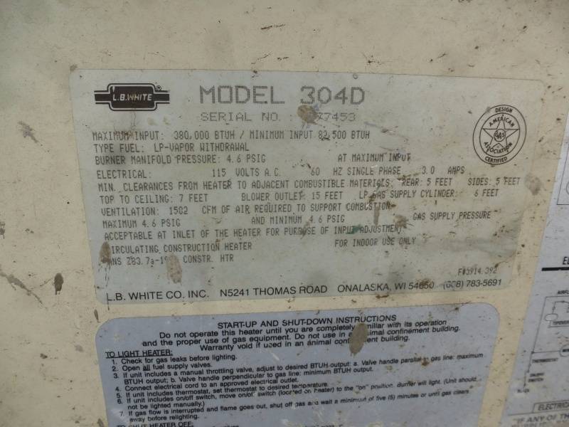 lot 55 image: LB White Heater # 46