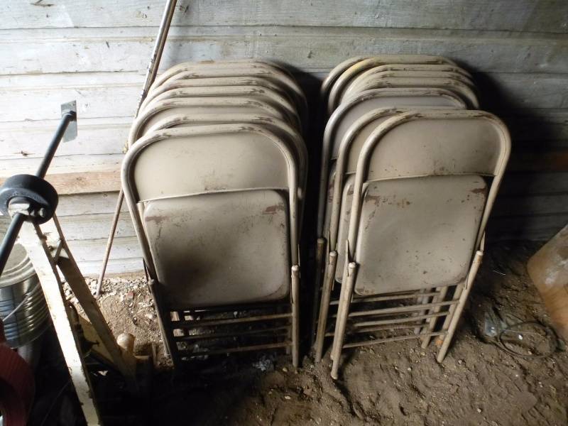 lot 63 image: Steel Chairs # 54