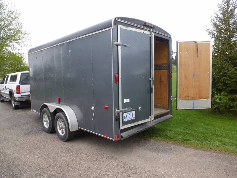 lot 1 image: 2008 Interstate Enclosed Trailer