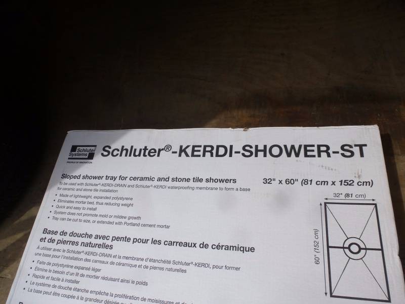 lot 78 image: Schluter Kerdi Shower Base # 102