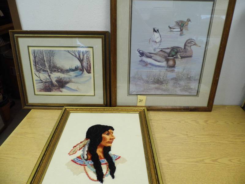 Prints & Needle Point