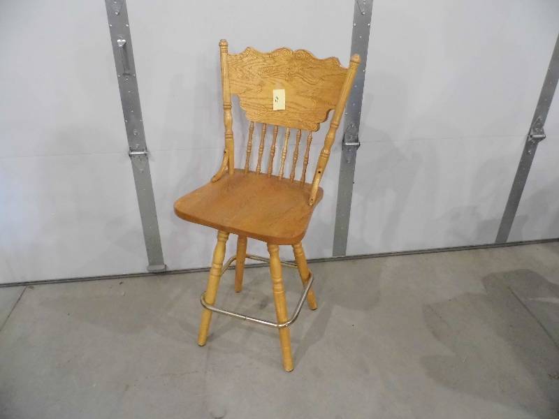 Oak Swivel Chair