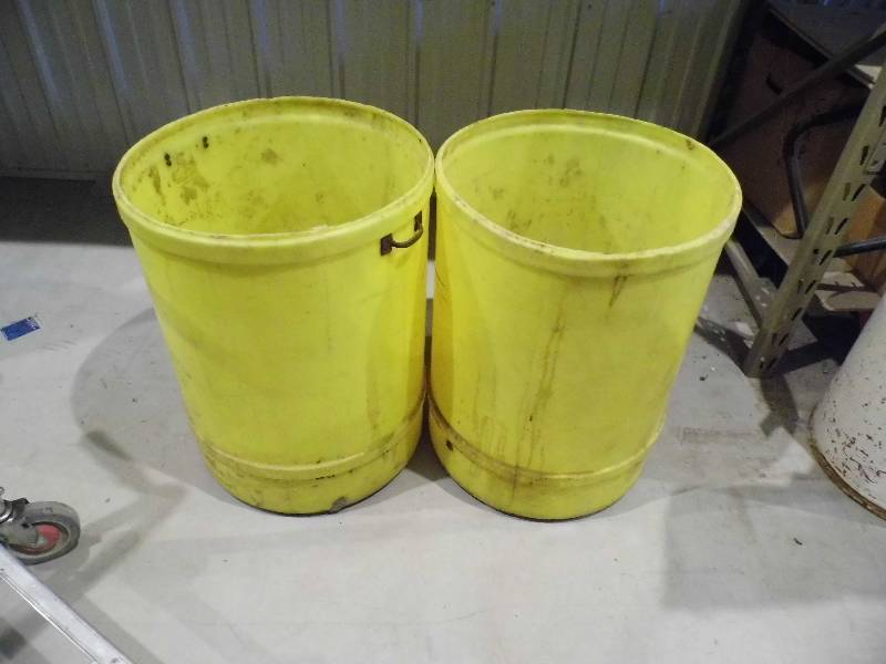 2 Plastic Barrels