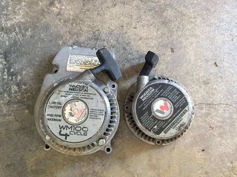 Wacker Rammer Recoils