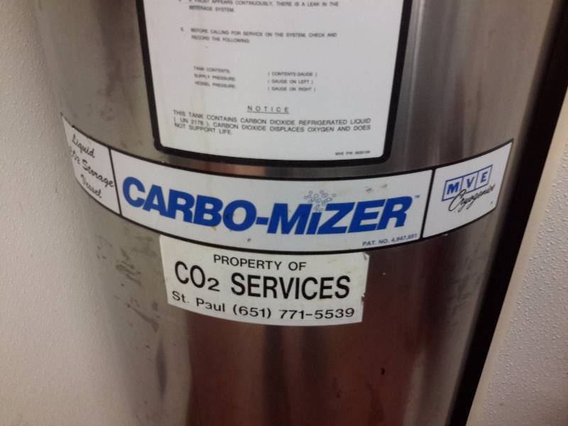 CARBO MiZER, Liquid C02 Storage Vessel