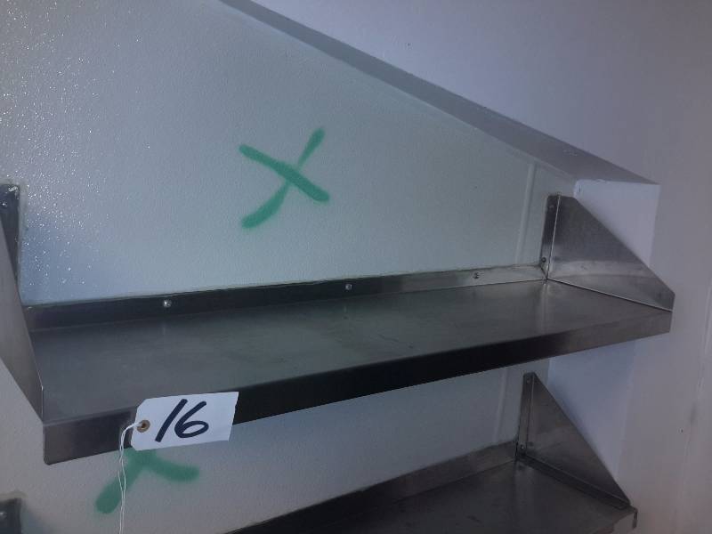 Stainless Steel Shelf, 48 in x 12in