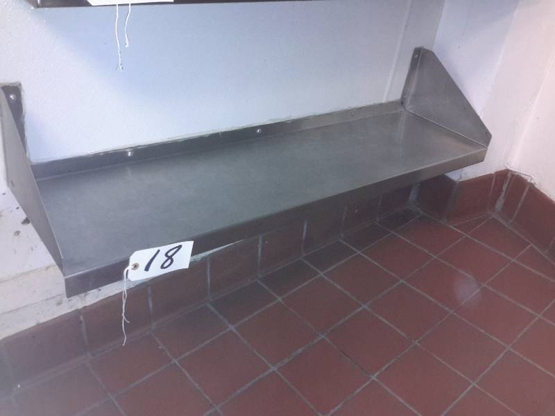 Stainless Steel Shelf, 48 in x 12in