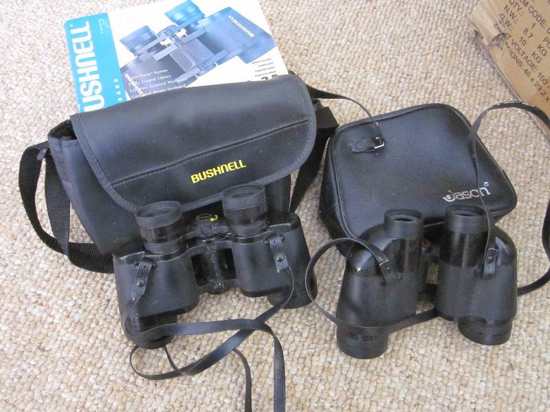 Binoculars, Light Bulbs, Hangers, Heating Pad, Shaver