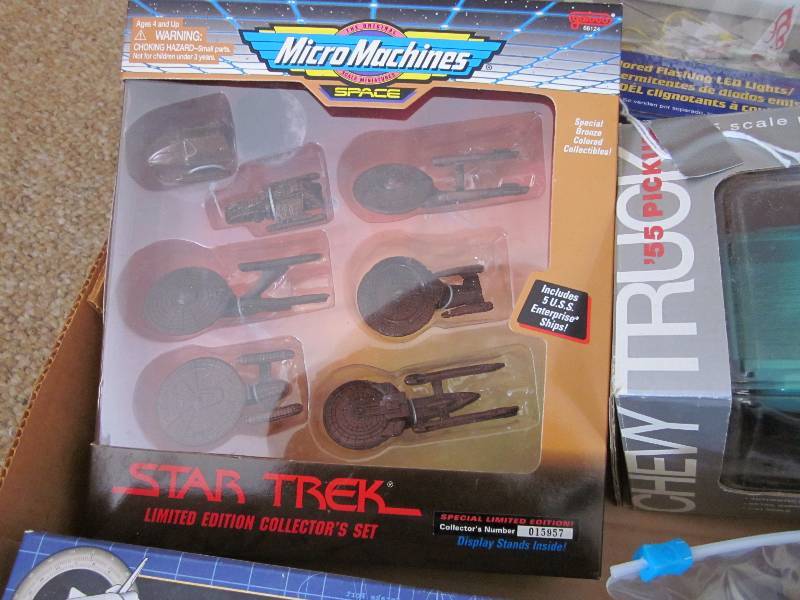Collectible Toys and Remote Helicopter