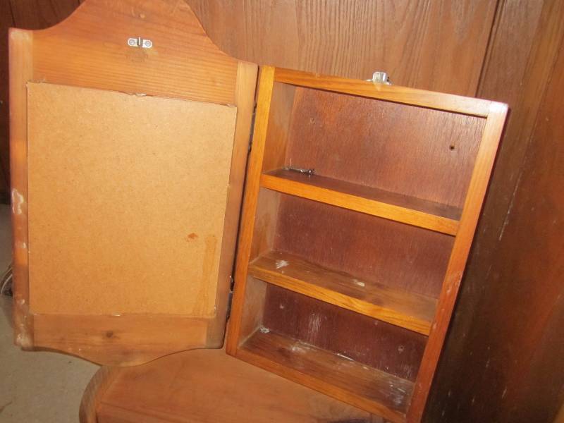 Medicine Cabinet and Bread Box