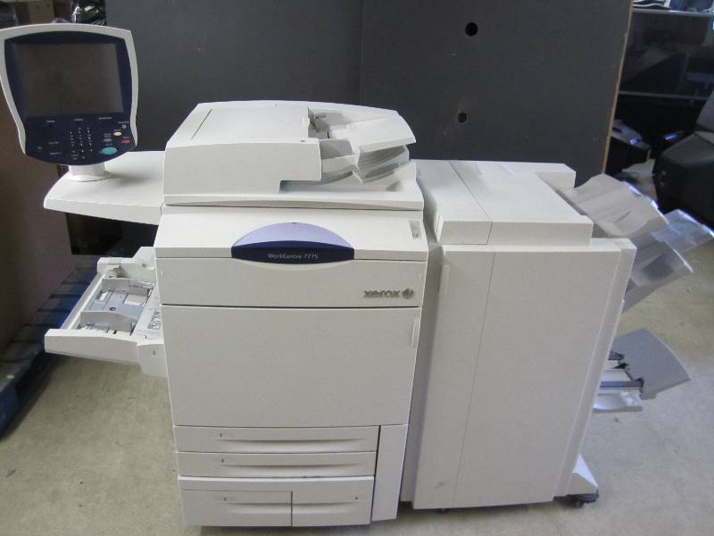 lot 1 image: Xerox Work Centre 7775 printer, sta...