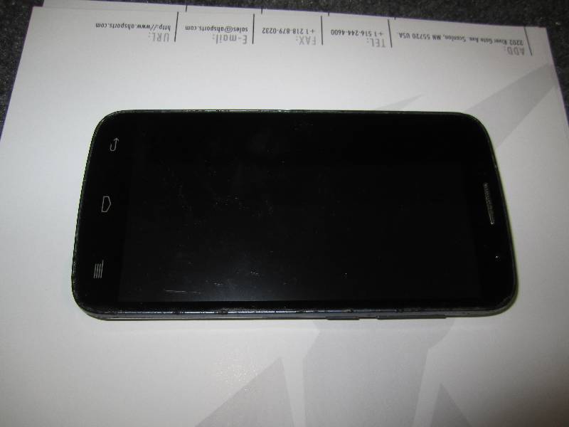 lot 58 image: Alcatel onetouch cell phone, untest...