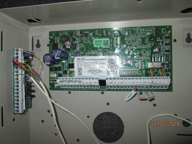 lot 126 image: Home security system control center...