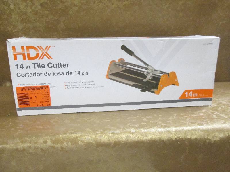 HDX 14 inch Tile Cutter...