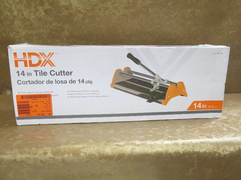 hdx 14 inch Tile Cutter...
