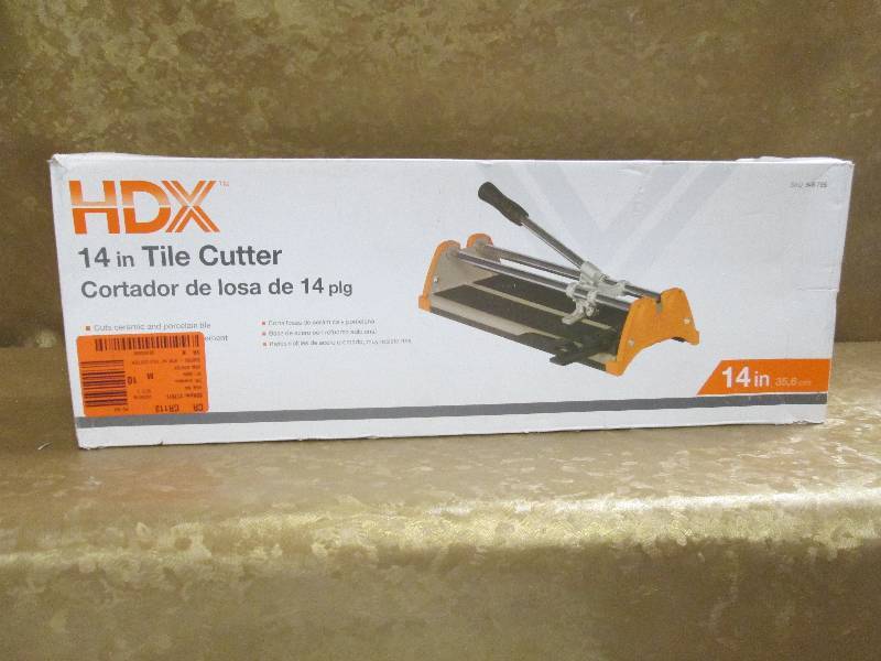 HDX 14 inch Tile Cutter...