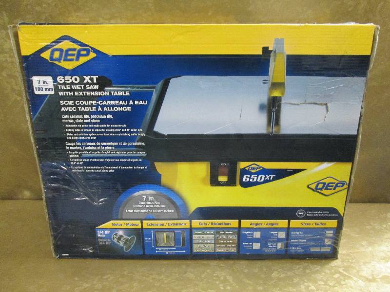 QEP 650XT Tile Wet Sawwith Extentio...