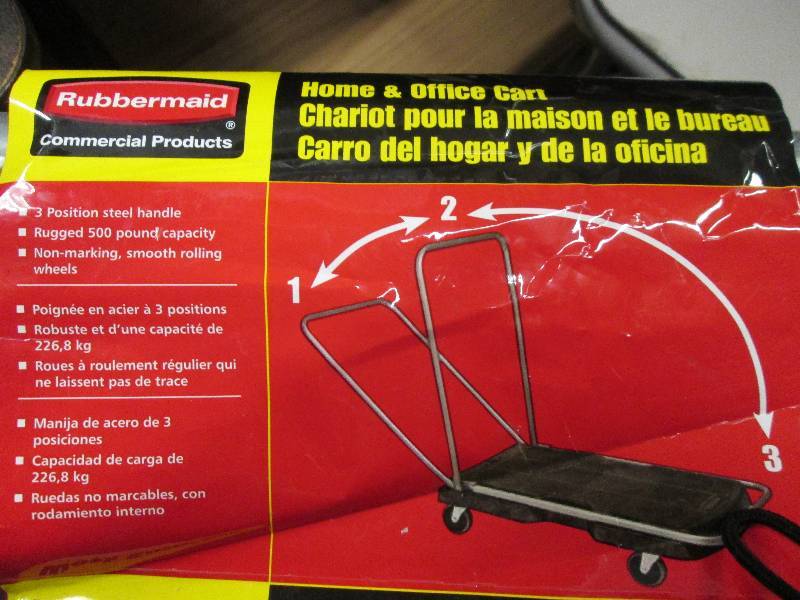 Rubbermaid Home and Office Cart whe...