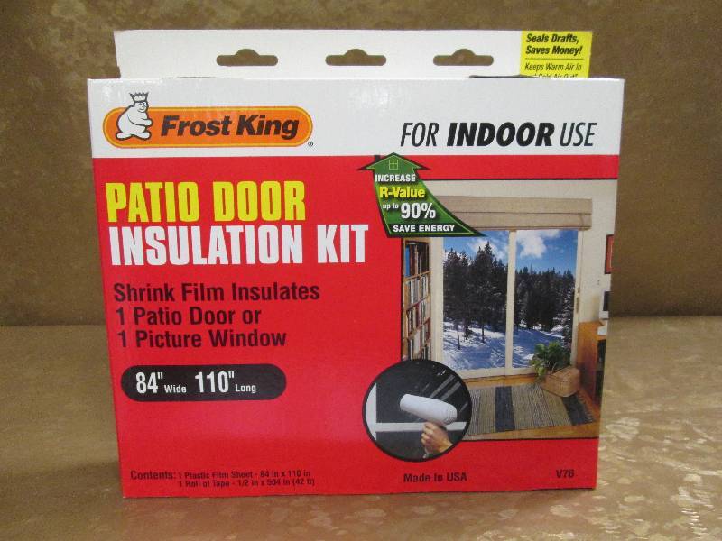 FrostKing Patio Door Kit indoor us...