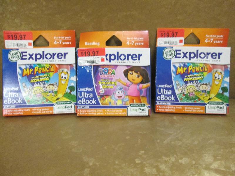 lot 47 image: LeapPad Tablet games (Retail $20 e...