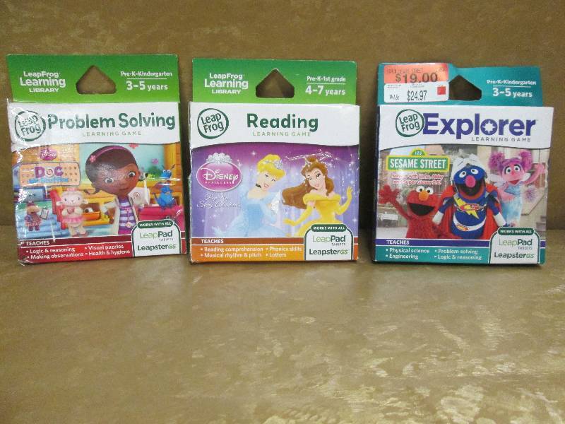 lot 48 image: Leapster GS games(retail $20 each)...