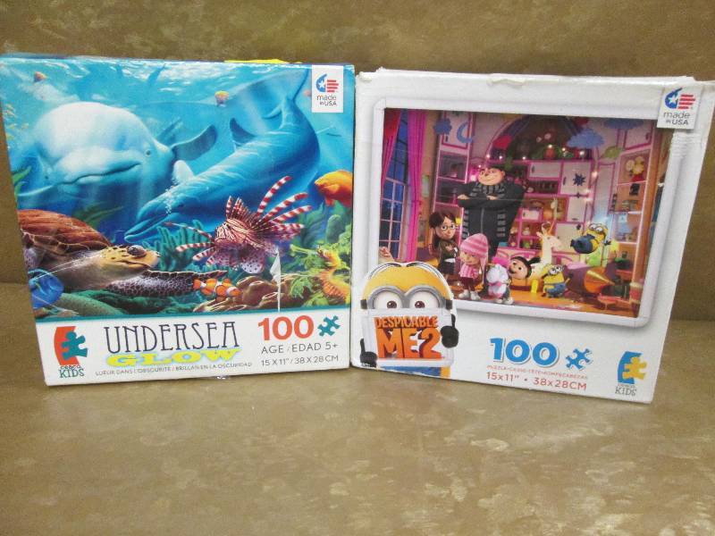 lot 51 image: 100 Piece Despicable Me & Undersea ...