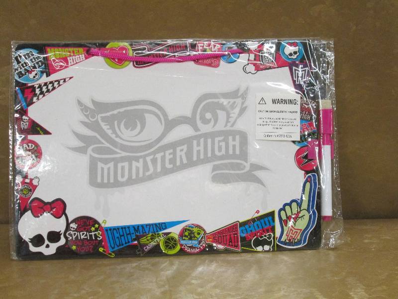 lot 93 image: Monster High white Board ...