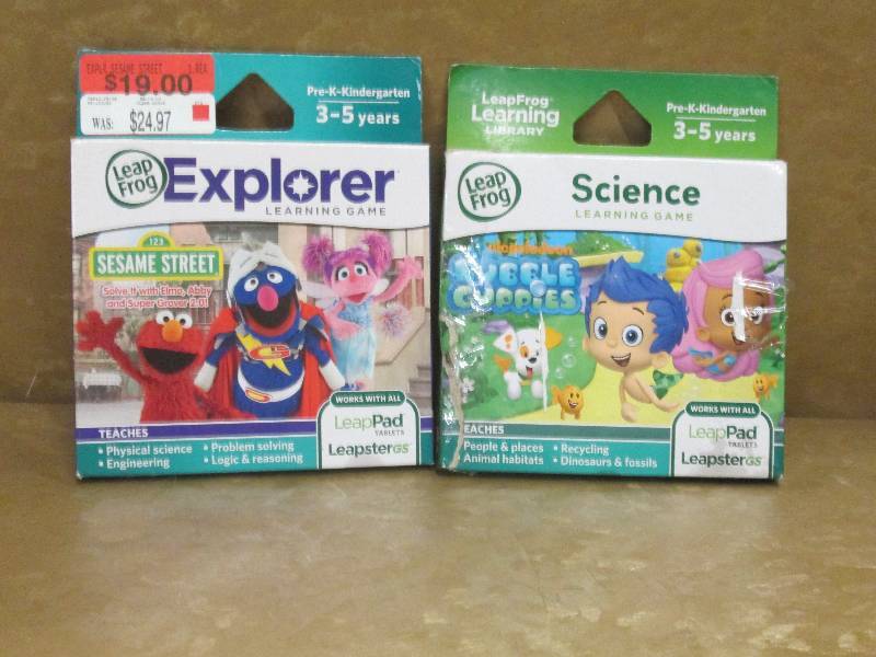lot 95 image: Leapster GS Learning Games...