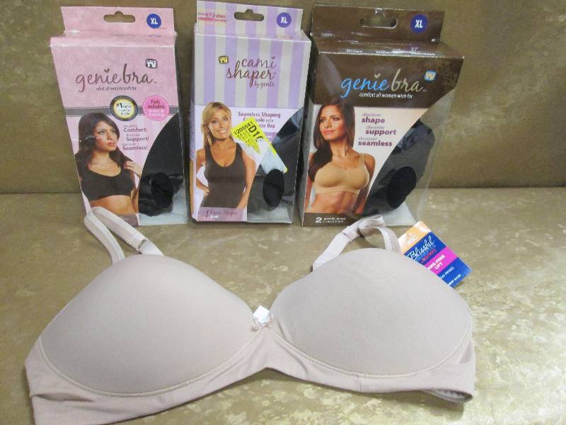 lot 125 image: size 40C beige, 2pk of genies (1) w...