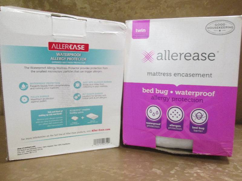 lot 153 image: 2 Twin allergy mattress protectors...