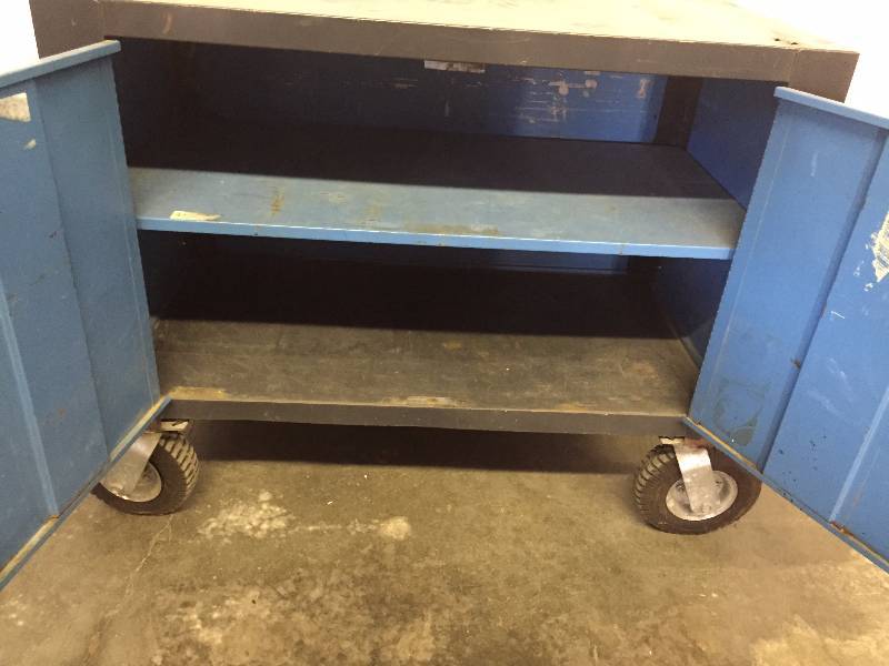 lot 26 image: WHEELED CABINET