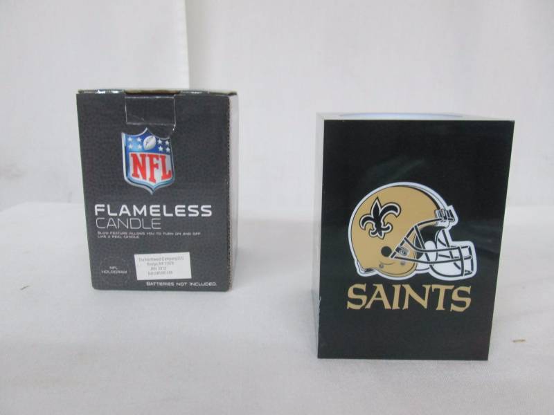 NFL Flameless Candle - Saints