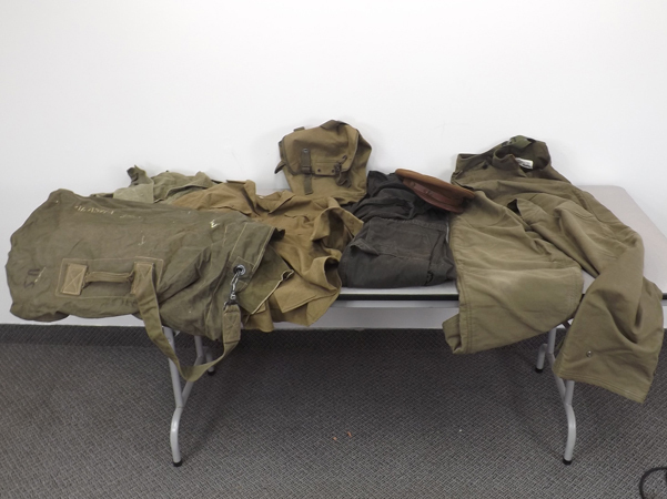 lot 42 image: Large Lot of Vintage Military Clothing