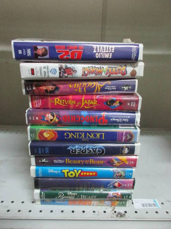 Kids VHS tapes