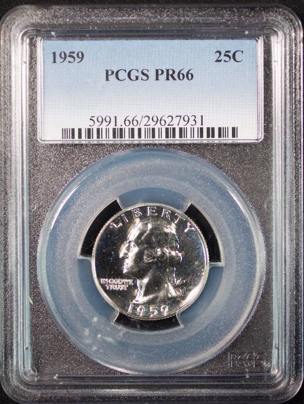1959 Washington Quarter Proof PR66