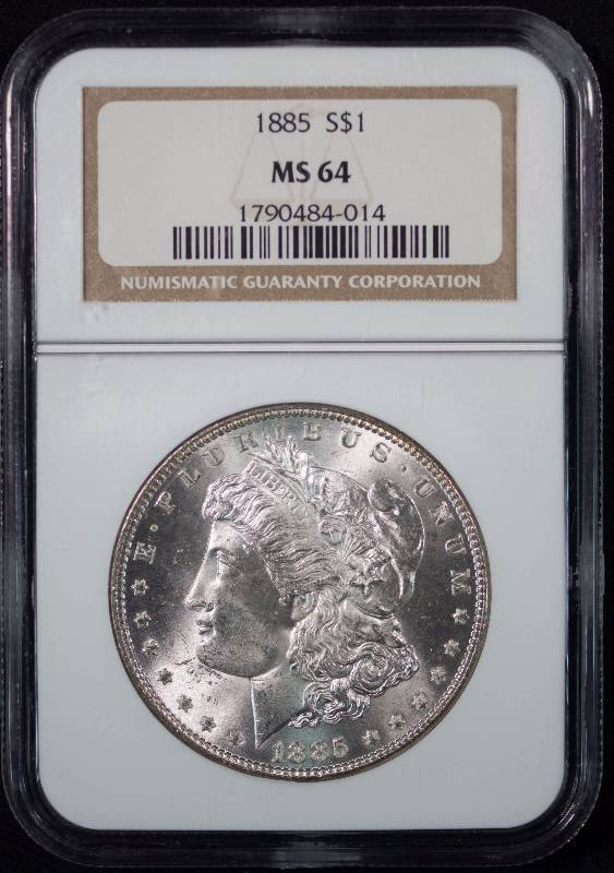 1885 Morgan Silver Dollar MS64