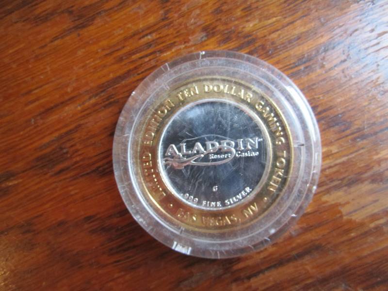 Commemorative Las Vegas token...