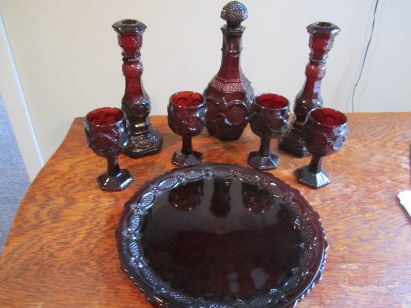 Avon collector glassware...
