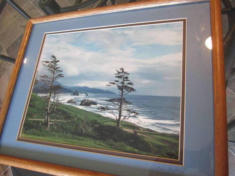 Framed print signed by Ron Kieble19...
