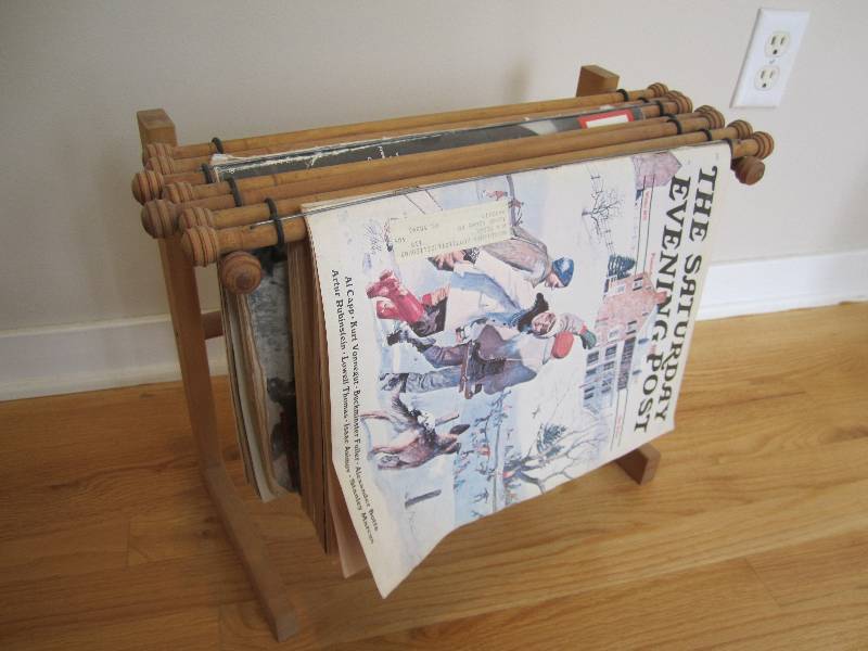 Antique magazine hanger display...