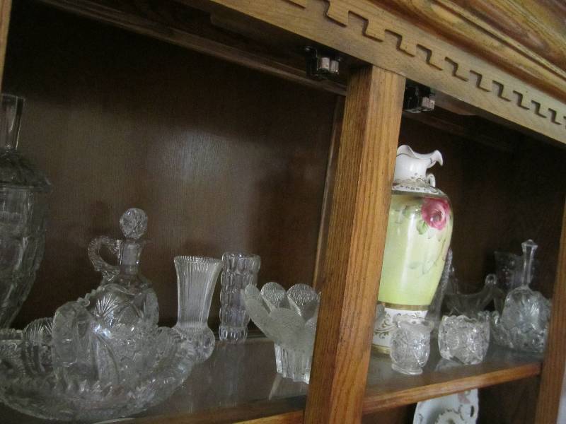 Lot of glass and lead crystal, enti...