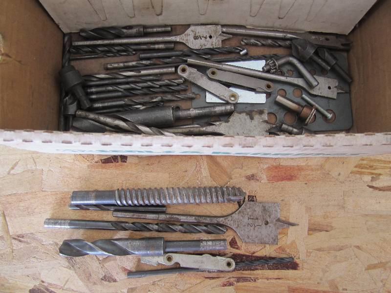 Lot of drill bits and chucks...