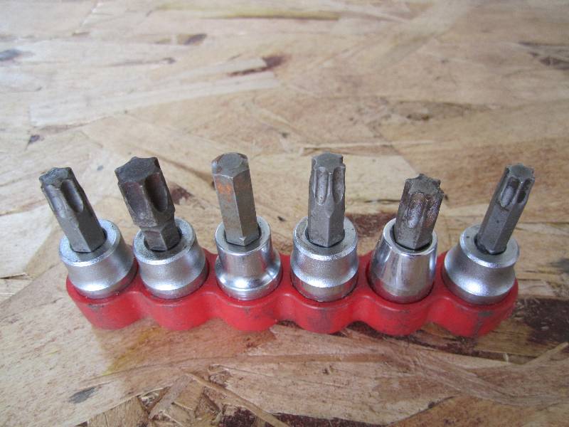 Torx drivers...