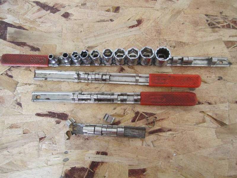 Assorted socket rails...