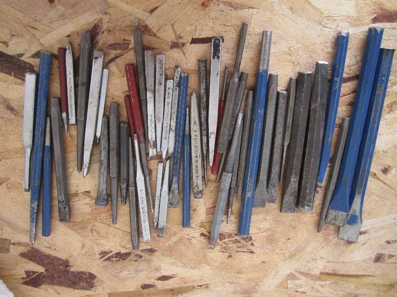 Lot of chisels and punches...