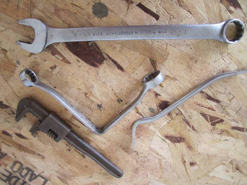 Lot of wrenches...