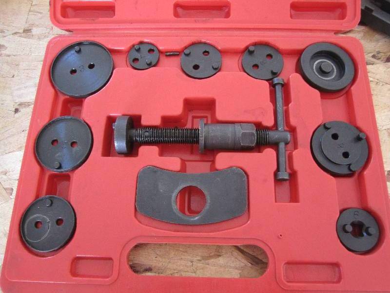 Disc brake caliper tool set...