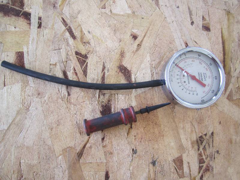 Sun engine vacuum pressure guage...