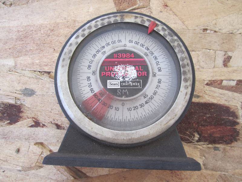 Craftsman pitch angle calculator...